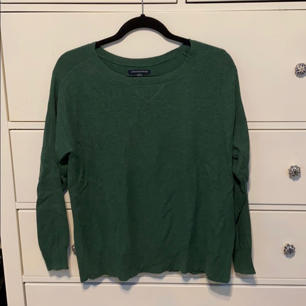 American Eagle Green Sweater